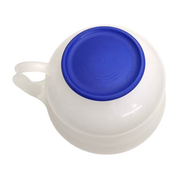 Tupperware Mix-n-Store Plus Measuring Pitcher Batter Bowl 12 Cup Sheer Blue 3582 - Picture 6 of 7